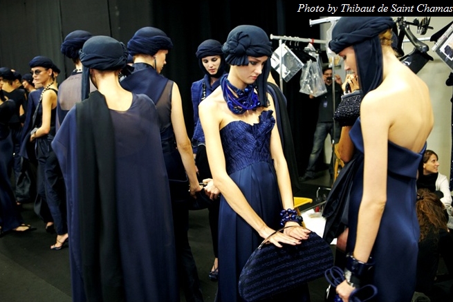 armani prive la femme bleue