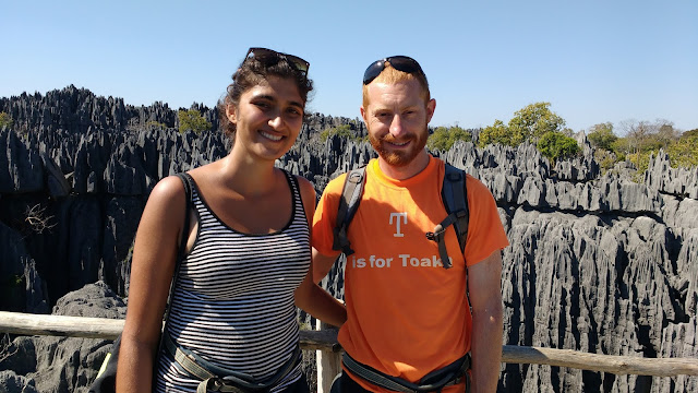 Selfie at the Grande Tsingy at Bemaraha tsingy bemaraha grande Morondava