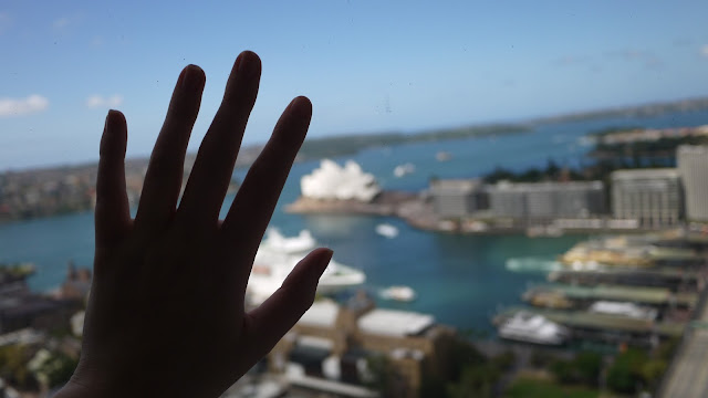 View of the Opera House from the Shangri La Sydney