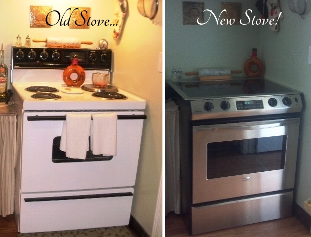 Craigslist Find - New Stainless Steel Stove Before and after of Stove