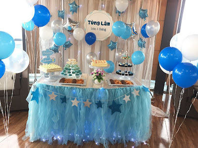 Địa chỉ bán bóng trang trí đầy tháng cho bé tại Ba Đình Dia chi ban bong trang tri day thang cho be tai Ba Dinh