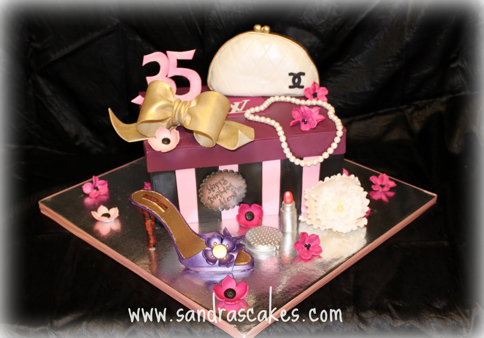 Fashionista Birthday Cake