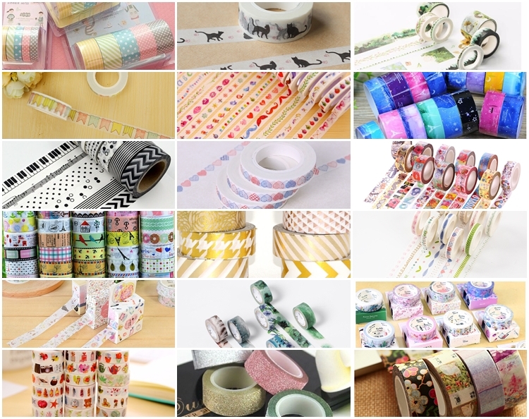 Aliexpress: taśmy washi i taśmy klejące Aliexpress: taśmy washi i taśmy klejące