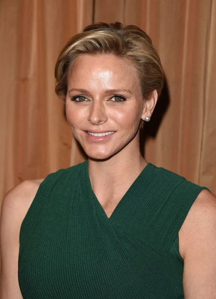 Princess Charlene attended  the Colleagues' 26th Annual Spring Luncheon at the Beverly Wilshire Four Seasons Hotel