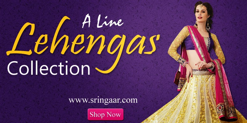   A Line Lehenga