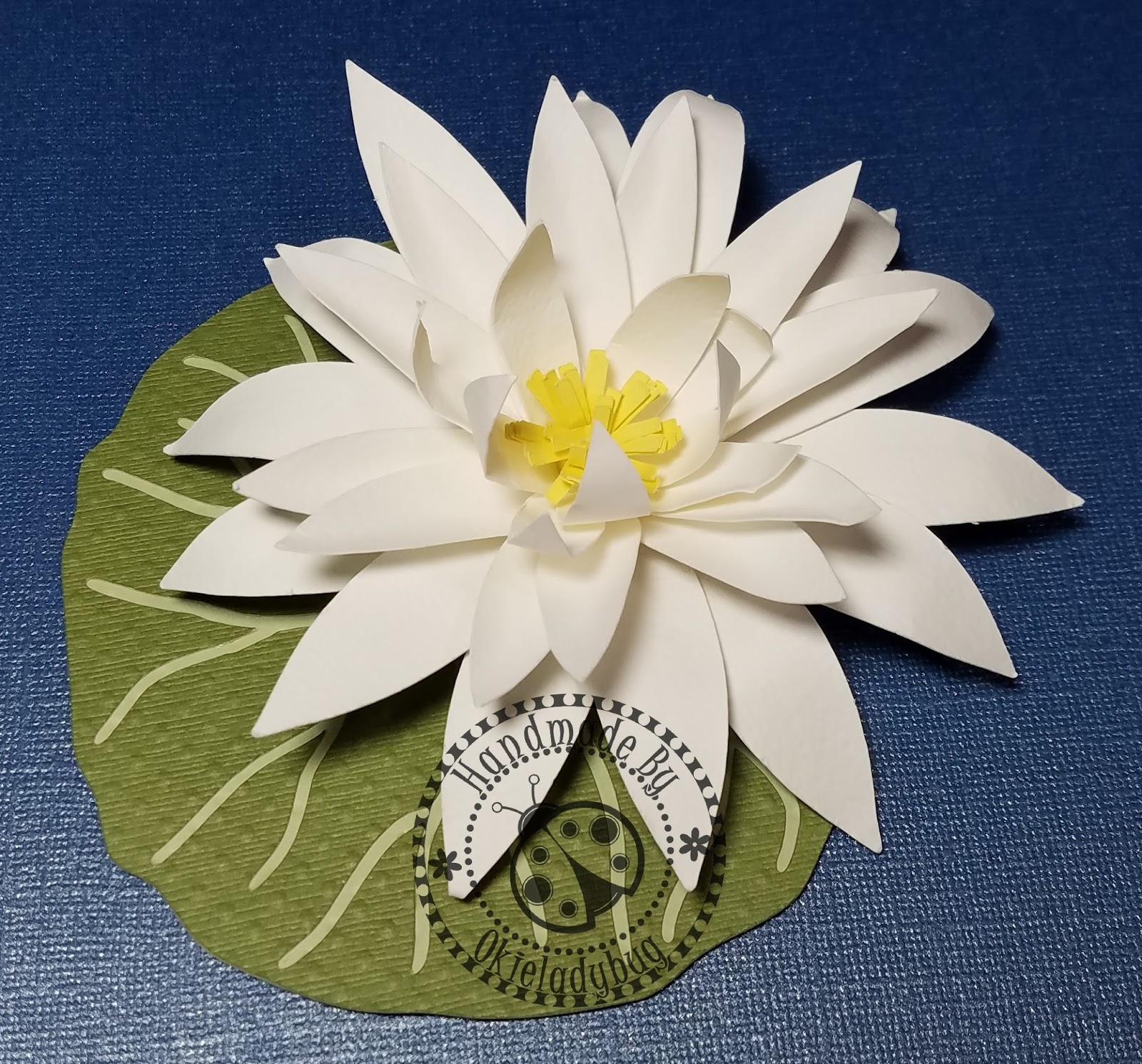 Okieladybug Waterlily 3d Free Svg File