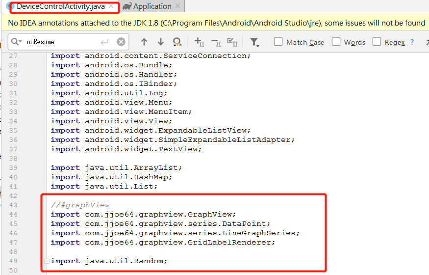 Programming notes: Android : google BLE example mix GraphView plotting ...