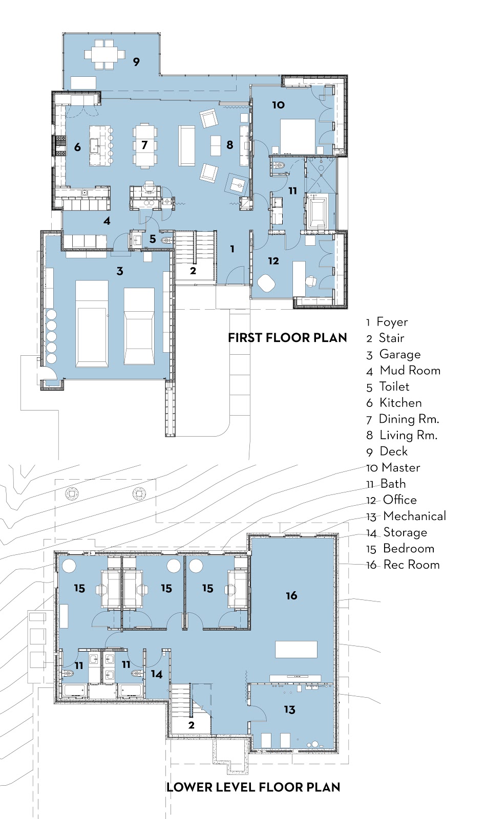 the little woods house: Floor Plans