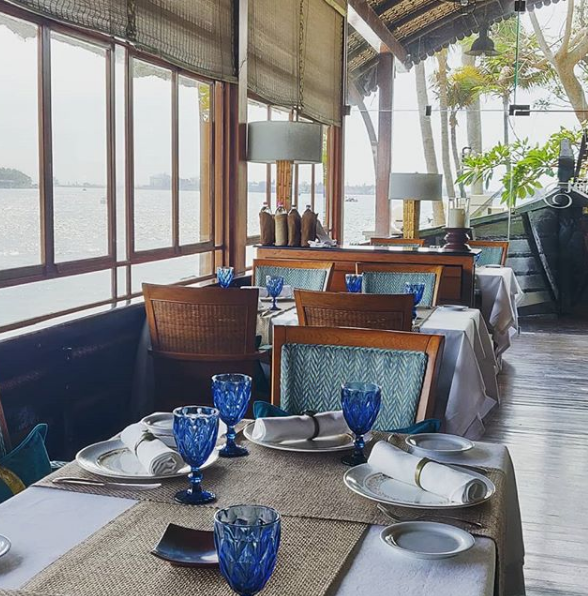 Where to eat in Kochi The Rice Boat restaurant at Taj Malabar