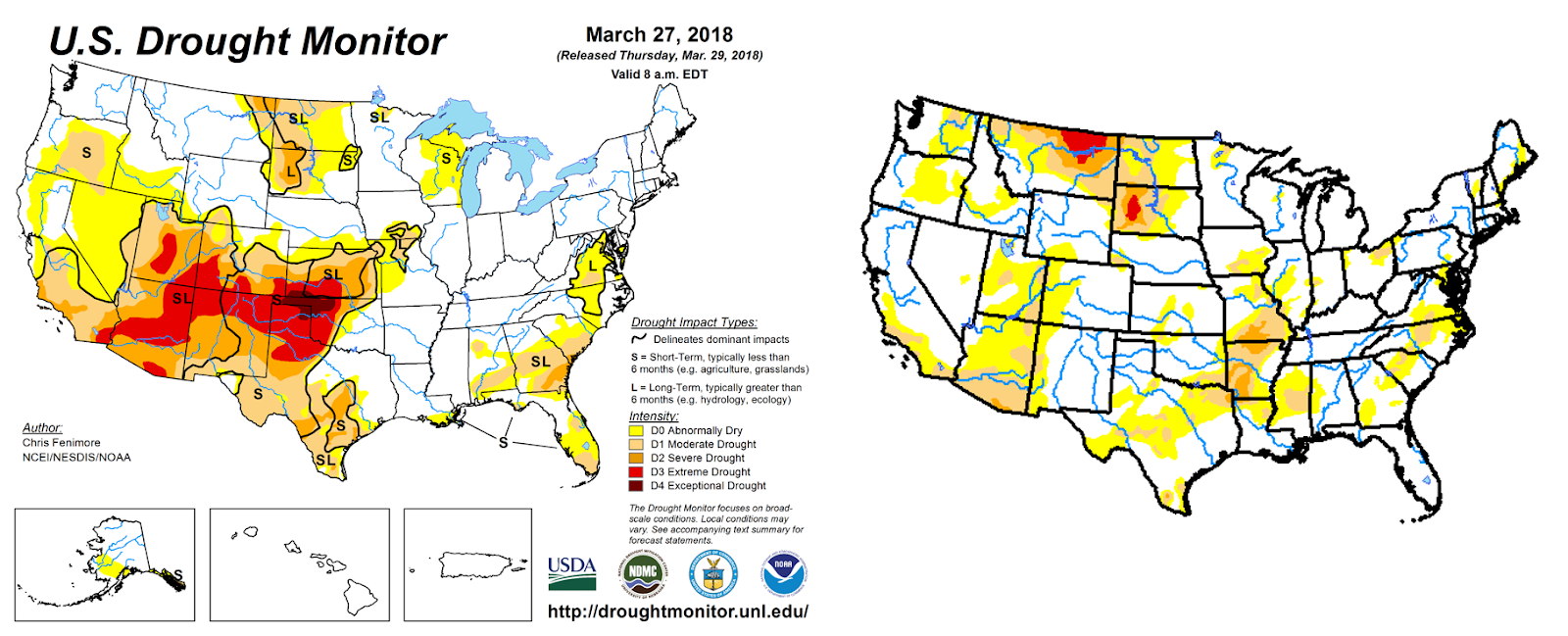 and intensified through november and december and by early january the first depictions of extreme drought were showing up on the u s drought monitor and intensified through november and december and by early january the first depictions of extreme drought were showing up on the u s drought monitor