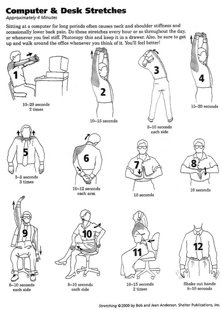 Learning Post: Chair Exercises for the Back
