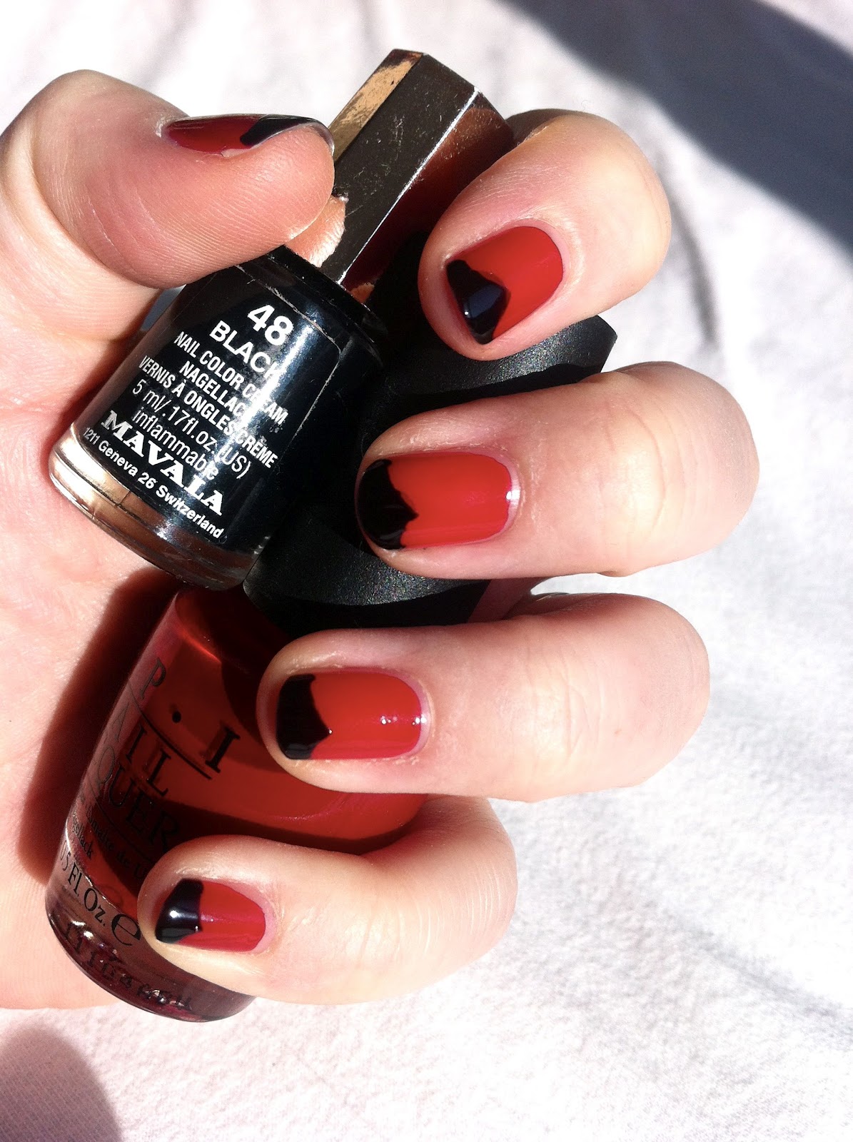 Idee Manucure Rouge Et Noir Manucure(s) rouge et noir | funambul(in)e: Manucure(s) rouge et noir