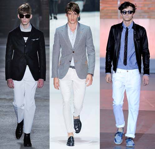 what color shirt with white pants - Pi Pants