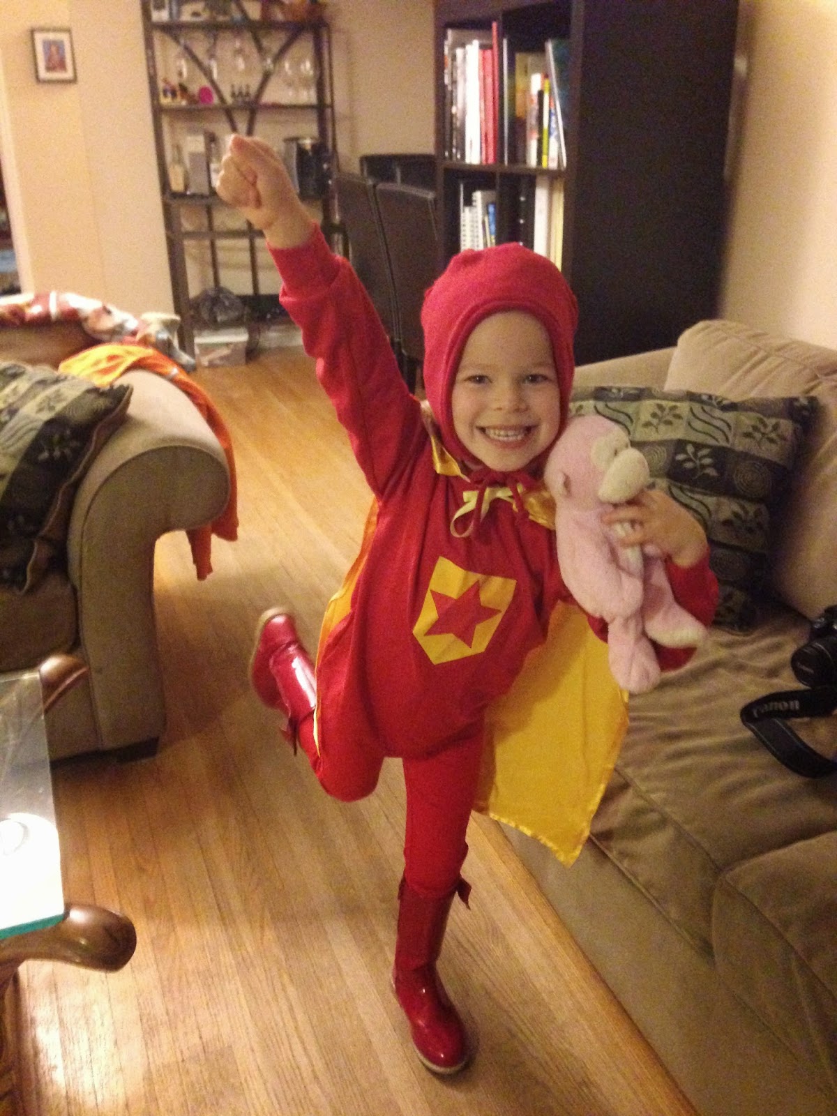 What spare time? DIY Firestar Halloween costume