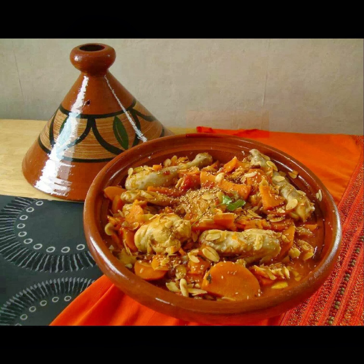 La de Mimi Tajine de poulet aux patates douces