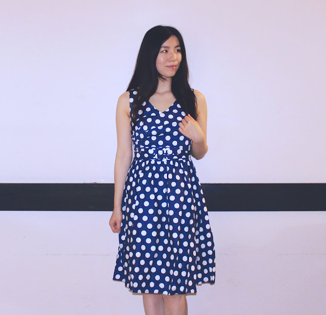 dolly and dotty blog review, dolly and dotty review shop, dolly and dotty shop uk review, dolly dotty shop dress review, polka dot dress blue review, vintage dress uk shop review, 