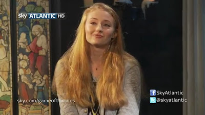 Sophie Turner: Sophie Turner Sky Atlantic Interviews in 2012
