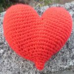 patron gratis corazon amigurumi | free pattern amigurumi heart 