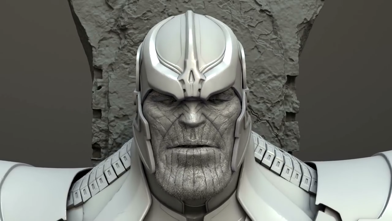 Thanos референс Zbrush