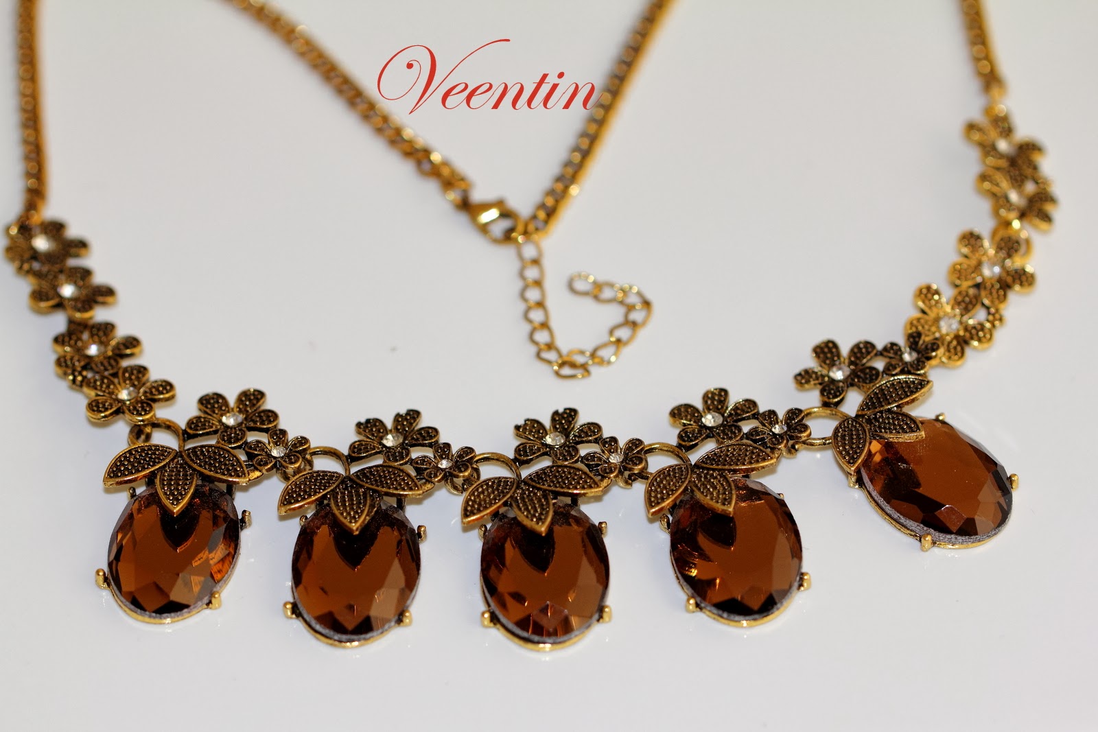 Goldtone Colorful Flower Pendant - P11432G-V01 main image 1