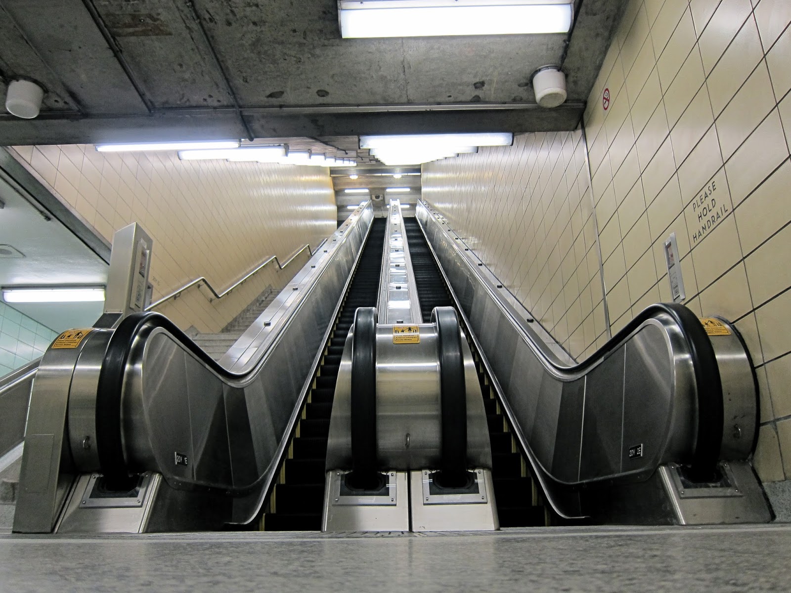 York Mills escalators