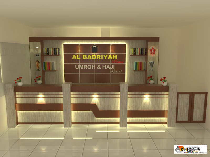 Desain Meja Pelayanan Kantor