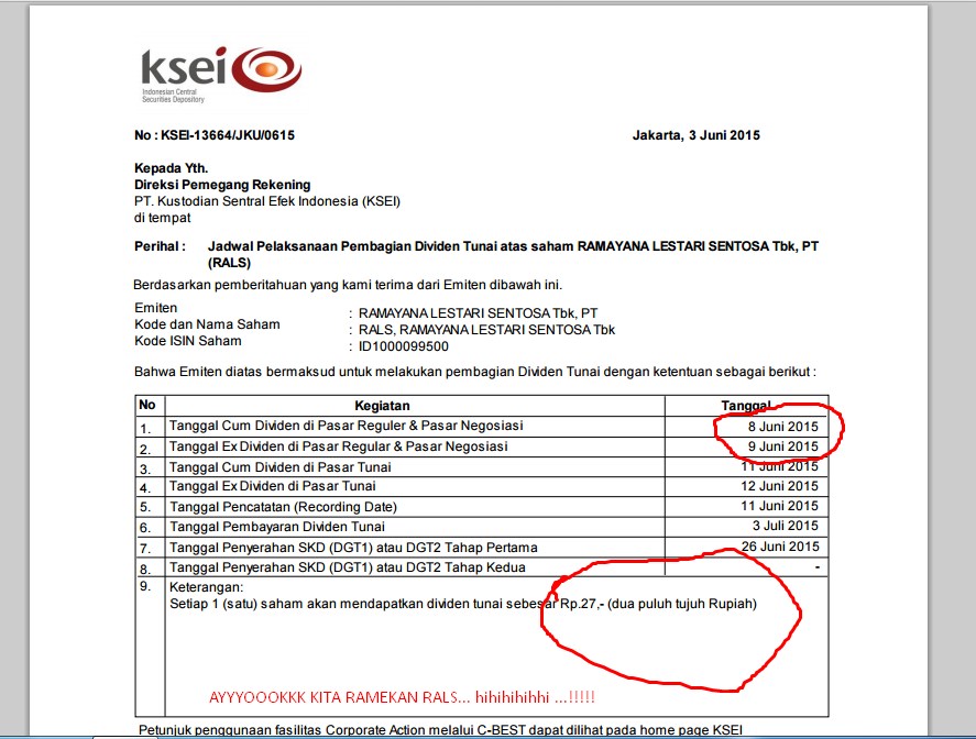 contoh akta notaris pembagian deviden perusahaan