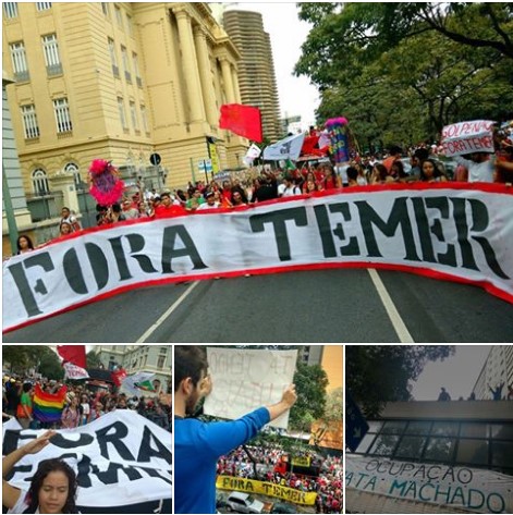 AO VIVO: Fora Temer, na Paulista
