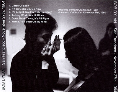 The Clock That Went Backwards Again  Bob Dylan   1964 11 27   San