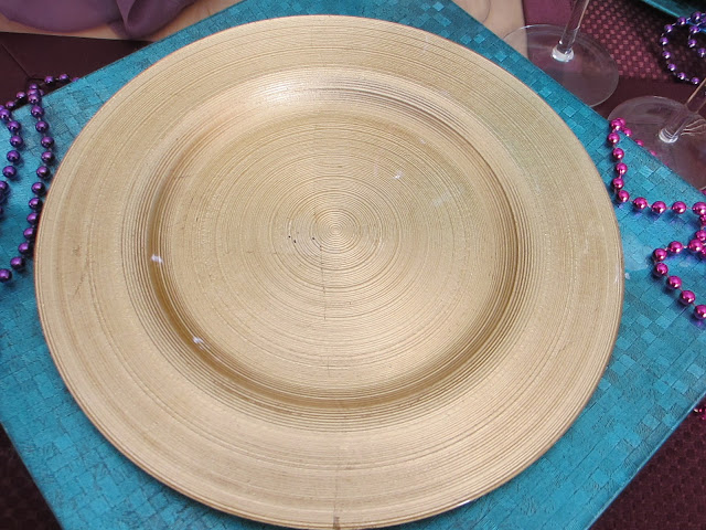 mardi gras dinner plates