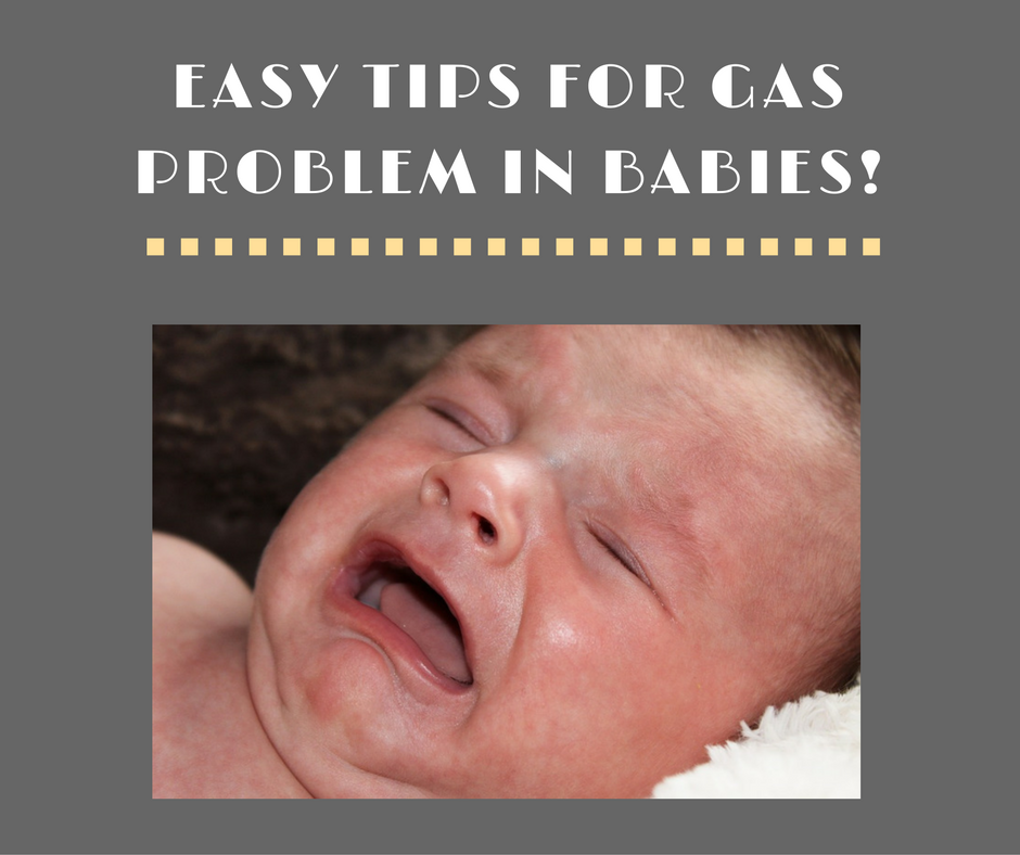 Easy tips for gas problem in babies