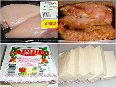 Tokwa’t Manok - Ingredients Tokwa’t Manok - Ingredients