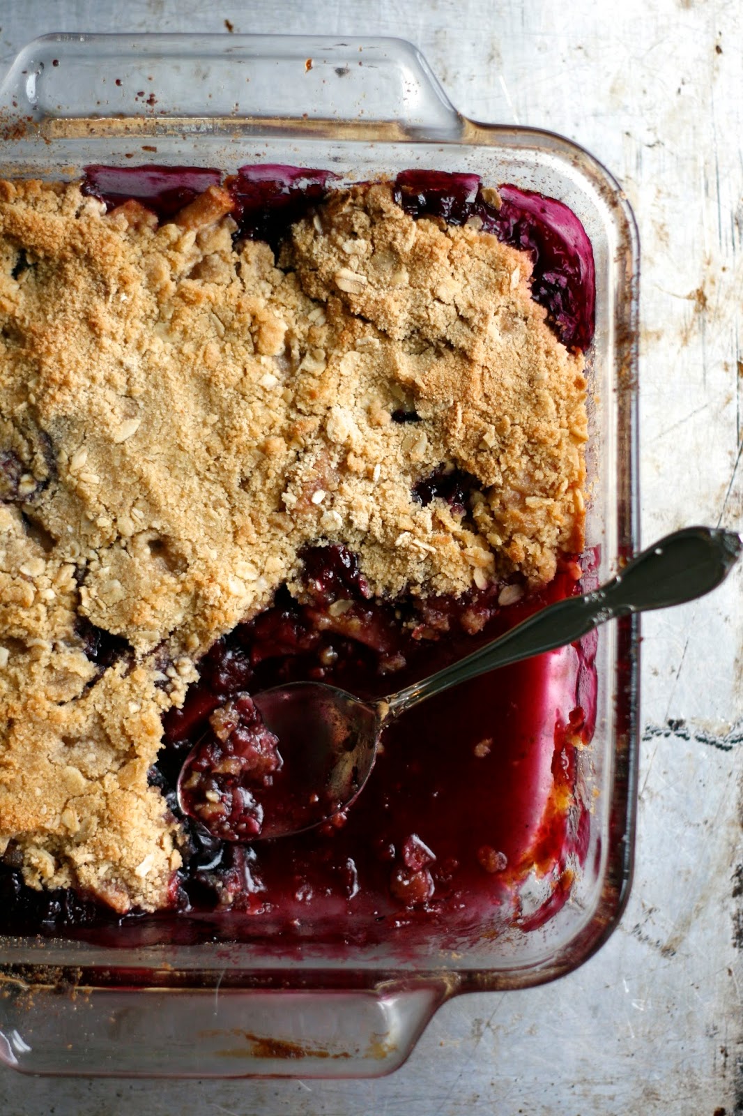 Indigo Scones Mixed Berry Apple Crisp