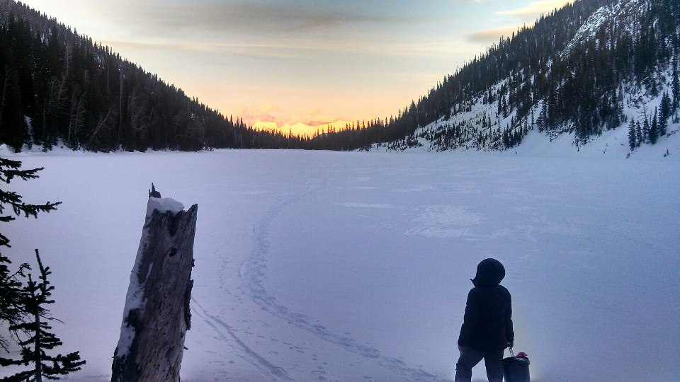A View from the North Coast Marion Lake in the Bob Marshall Wilderness