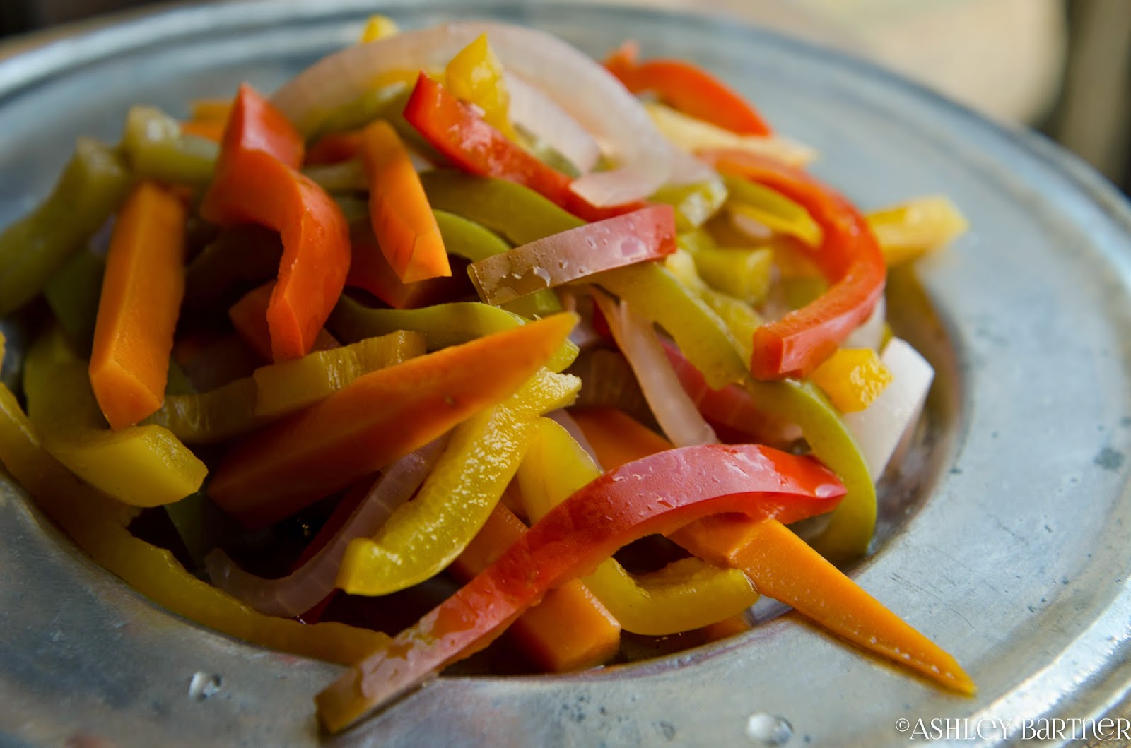 La Tavola Marche Recipe Box Quick Pickled Peppers, Carrots & Onions