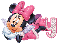 Alfabeto de Minnie Mouse con alitas Y.
