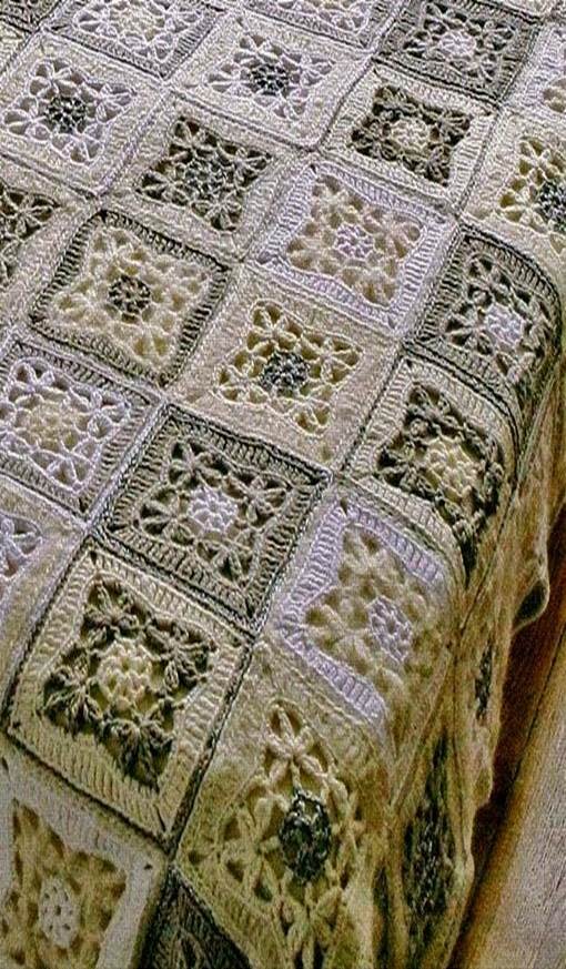 Want to let your most beautiful room? see that wonderful quilt crochet