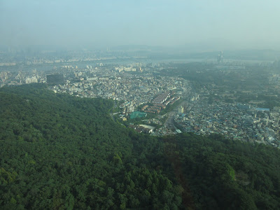Vistas de Seúl desde la torre