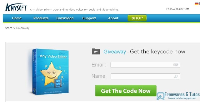 Offre promotionnelle : Any Video Editor gratuit