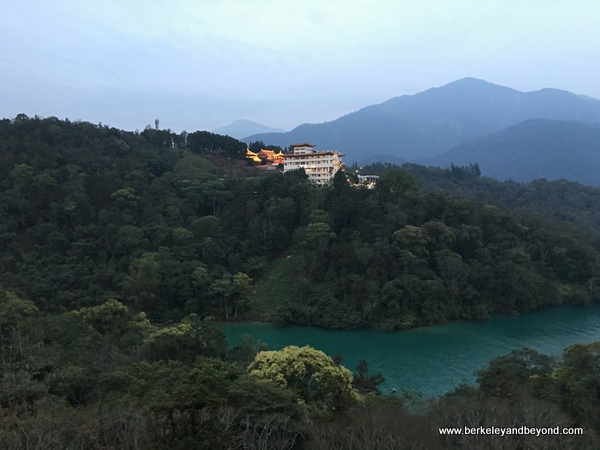 evening at Sun Moon Lake National Scenic Area in Yuchi Township, Nantou County, Taiwan evening at Sun Moon Lake National Scenic Area in Yuchi Township, Nantou County, Taiwan