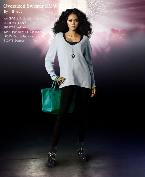 How to wear the OverSized Sweater???