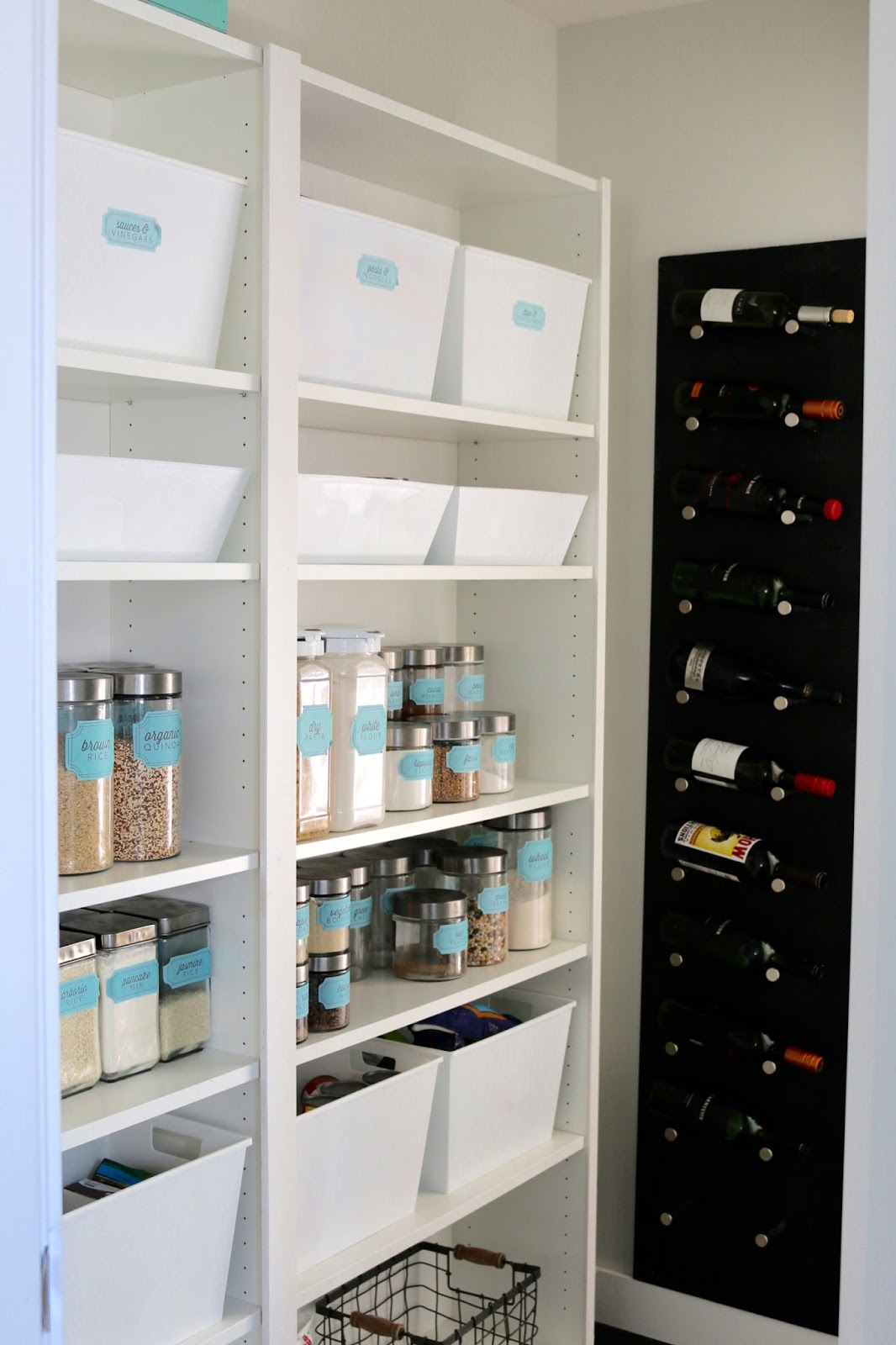 Pantry Makeover! Getting rid of those wire shelves with an Ikeahack