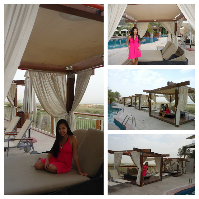 Cabana's at Raddison Blu Hotel Yas Island Abu Dhabi