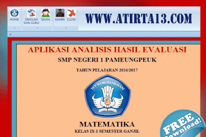 ✔ Download Aplikasi Analisis Hasil Penilaian ( Ahe )