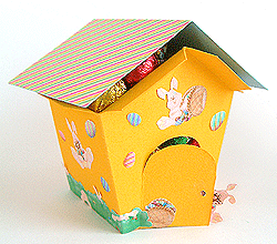 Caja con forma de Casa