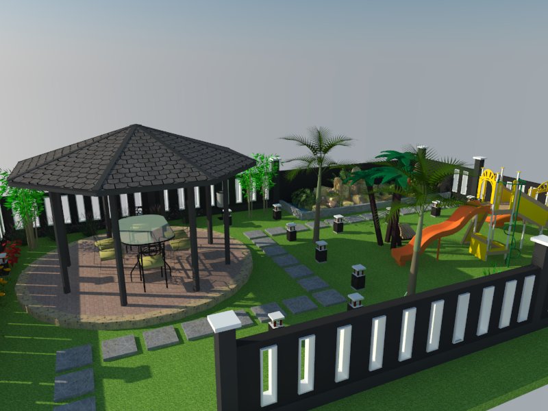 Verena Blog's: Gambar Taman 3D Sketchup