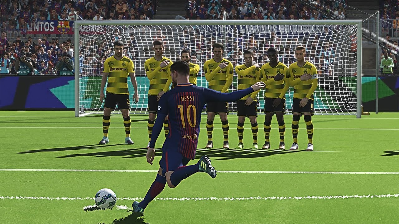 Aprenda como marcar gol de falta em 'PES 2018' - ESPN