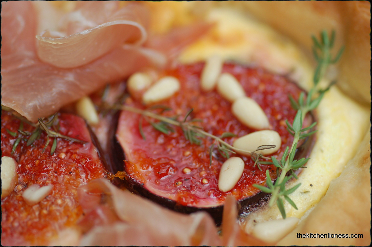 The Kitchen Lioness Filo Tart with fresh Figs & Prosciutto l Filotarte mit frischen Feigen