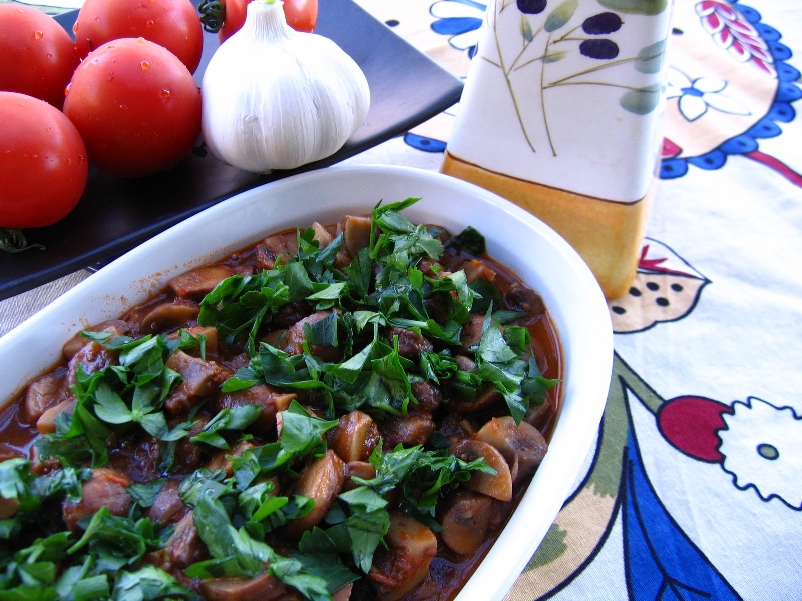 Yasemin's Kitchen Sautéed Mushrooms in Olive Oil