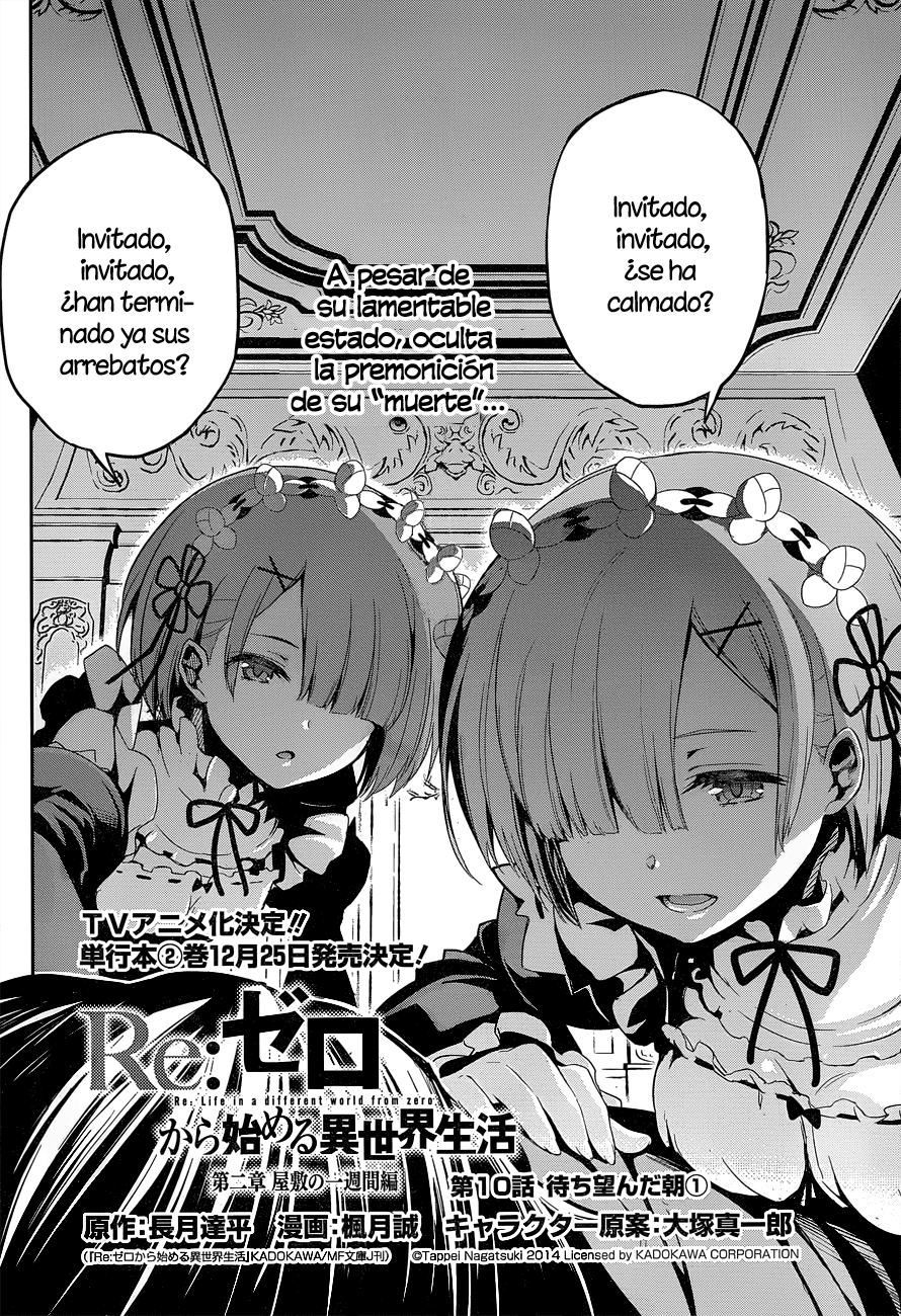 ReZero Kara Hajimeru Isekai Seikatsu Dainishou Yashiki no Shuukan Hen 10.1 Ravens Scans